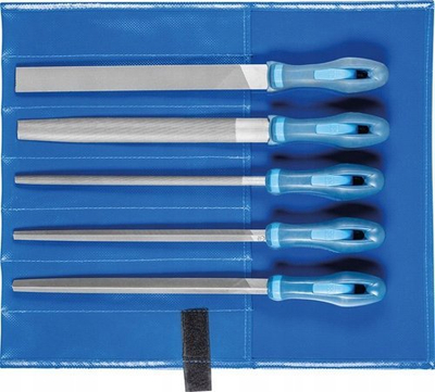 Set pila PFERD 11801532, 200mm, 5 copë, me çantë PVC blu