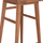 Tabure bar-i HomeMarkt Bolmar HM18108, dru teak masiv, lartësi 74cm, ngjyrë natyrale