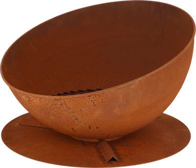 Vatër zjarri Fancy Flames Fallen Fruits, metal, 51 cm, ngjyrë ndryshku