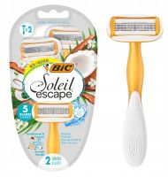 Brisk rroje Bic Soleil Escape, 5 tehe, 2 copë, portokalli e bardhë