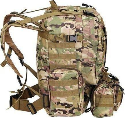 Ранец HQ Милитари Бекпек, 45L, тактички, камуфлажен