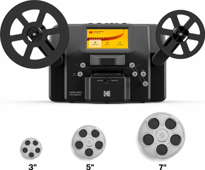 Skaner filmi Kodak Reels Continuous Scan, 8mm, 1296p, i zi