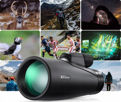 Monokular K&amp;F Concept KF33.068, zmadhim 12x, lente 50mm, i zi