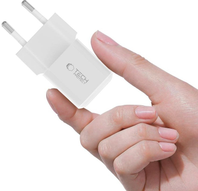 Karikues muri Tech-Protect NCM25, USB C PD 25W, i bardhë