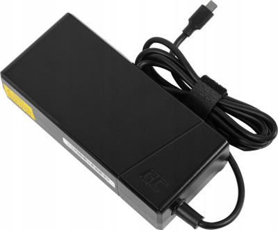 Adapter universal për laptop Green Cell AD140P, 130 W, me kabllo AC, i zi