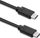 Kabllo USB Qoltec USB C në USB C, 1.4 m, e zezë