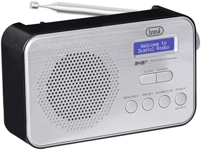 Radio portabël Trevi DAB 7F92 R, e zezë