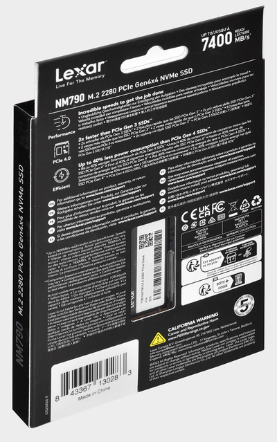 Disk SSD Lexar NM790, M.2, 1TB, PCIe Gen4x4