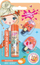 Set kozmetik për kalamaj Chlapu Chlap Lip Gloss Tangerine, me kapse flokësh akullore, portokalli