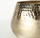 Set fenerësh dekorativ Home24 Lukeria, 2 copë, metal, ngjyrë ari