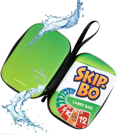 Çantë lojërash Theo Klein Skip-Bo Carry Bag, dy ndarje, material i papërshkueshëm nga uji, shumëngjyrëshe