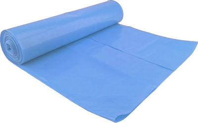 Qese plehrash pa firmë 120L, 25 copë, blu
