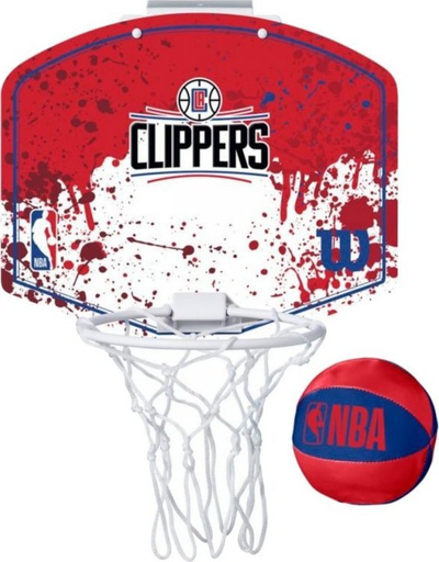 Set mini kosh basketbolli Wilson NBA Phoenix Suns WTBA1302PHO, tabelë me unazë dhe rrjetë, me top të butë, shumëngjyrësh