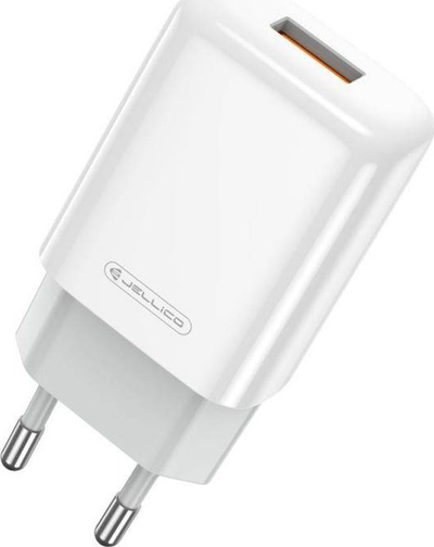 Karikues muri Jellico EU01, 1x USB, 2.4A 12W, i bardhë