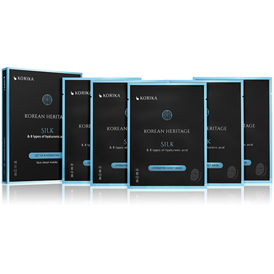 Maskë për fytyrë Korika Korean Heritage Hydrating Sheet Mask, 5 × 25 g