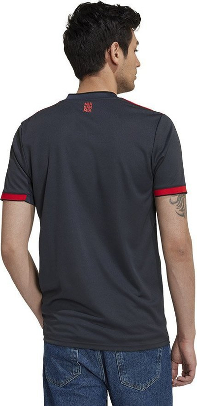 Fanellë futbolli Adidas Bayern Munich Third 2022 2023 për të rritur, poliestër, gri