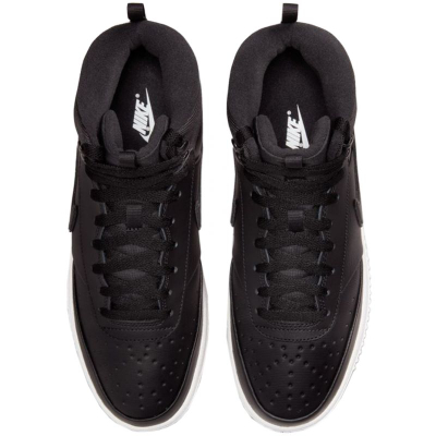 Këpucë sport Nike Court Vision Mid, të zeza Phantom