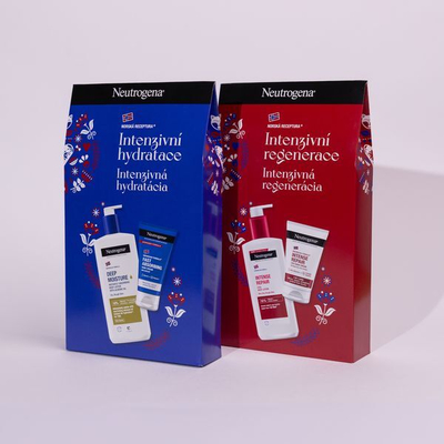 Set për trup Neutrogena Intensive Hydration, losion trupi, 400 ml + krem për duar, 75 ml