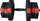 Set hantelash Eb Fit Bituminous Dumbbells 1033419, 2 x 10 kg, i zi