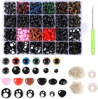 Set aksesorësh lodrash Safe Eye DA503A, 1060 copë, plastikë, shumëngjyrësh