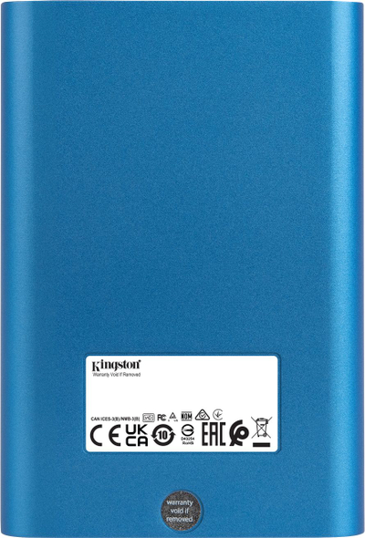 SSD i jashtëm Kingston IronKey IKVP80ES, 480GB, AES 256bit XTS, blu