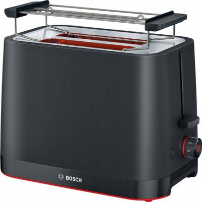 Тостер Bosch MyMoment TAT3M123, 950W, 2 парчиња, црн