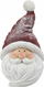 Statujë dekorative Santa, 26x48cm, hundë LED, kapelë e kuqe