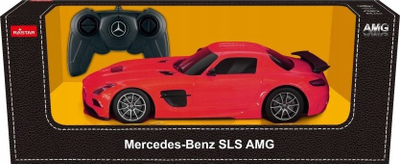 Makinë me pult Rastar Mercedes-Benz SLS AMG, shkallë 1:18, rreth 26 cm, e kuqe