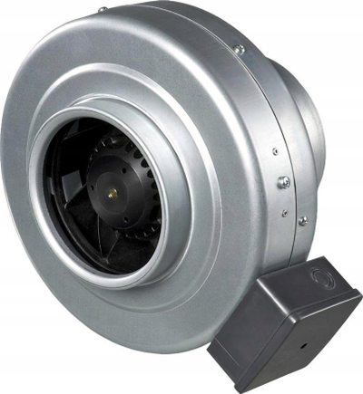 Ventilator kanali industrial Vents VKOMz 160, centrifugal, metalik