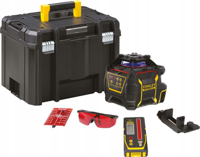 Nivel lazer rrotullues Stanley FatMax RL 600, rreze 60 m, vetënivelues, i zi