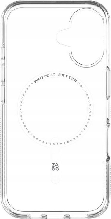 Kapak Zagg Crystal Palace Snap MagSafe për iPhone 16, transparent