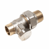 Fiting radiatorësh Comap 2429Cu, i drejtë mbyllës, 15 mm x 1/2", metalik