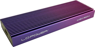 Kuti e jashtme SSD LC-Power LC-M2-C-MULTI-4, M.2 NVMe SATA, USB 3.2 Gen 2, vjollcë