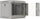 Kabinet rack për mur 10" 4U, 30x30x28.1cm, derë xhami, gri