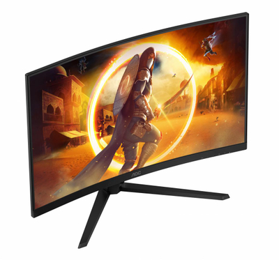Monitor AOC G4 CQ32G4VE, 31.5", 2560 x 1440 QHD, i zi gri