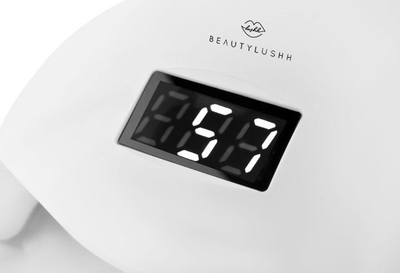 Llambë UV për thonj Nail Dryer 6462, 48W, me ekran digjital, e bardhë