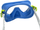 Maskë noti me snorkel Bestway Hydro-Swim PBH B24035, set 12 copë, për të rritur dhe adoleshentë, shumëngjyrëshe