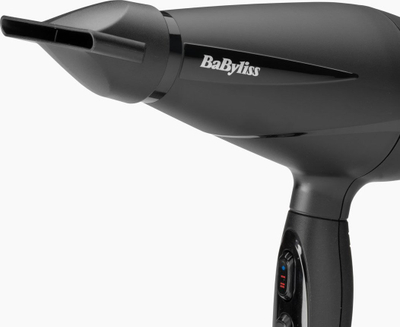 Tharëse flokësh BaByliss Turbo Pro 2100, 2100W, teknologji me jone, e zezë