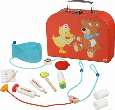 Kuti doktori për fëmijë Goki, set lojrash, 25 x 8 cm