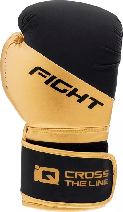 Doreza boksi Hi-tec Boxeo 92800490804, PU, mbyllje me rrip, të arta e të zeza