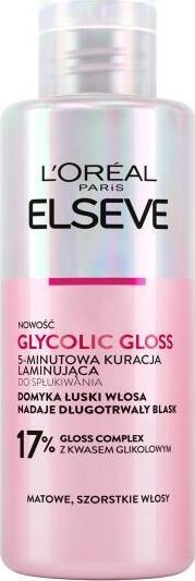 Maskë flokësh L’Oréal Paris Elseve Glycolic Gloss, rigjeneruese, për shkëlqim të fortë
