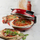 Furrë elektrike për pizza DOMO DO9284PZ Pizzabacker, 32cm, 400°C, e kuqe