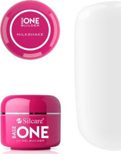 Xhel për thonj Silcare Base One UV Milkshake, 15g