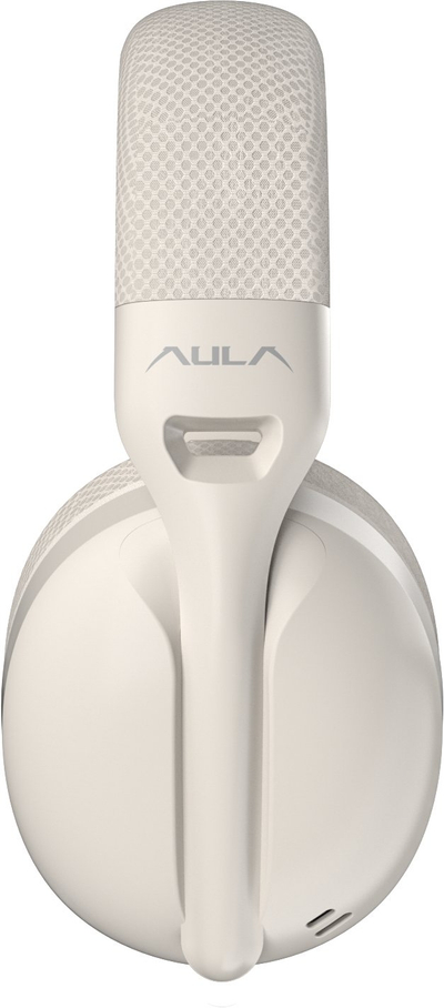 Kufje wireless AULA S6, me mikrofon, Bluetooth, bezhë Milk Tea