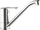 Rubinet Tres Base (21533301), krom