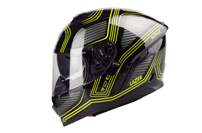Helmetë integrale Lazer Rafale Darkside, sportive touring, e zezë verdhë