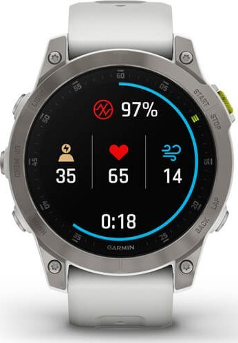 Orë Garmin Epix 2, e bardhë
