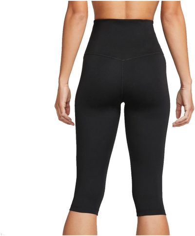 Спортски хеланки Nike One, висок струк, Dri-FIT, црни