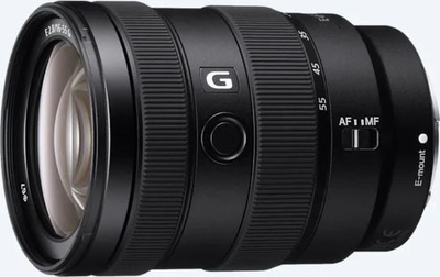Objektiv Sony E 16-55mm F2.8 G, zmadhues standard i shpejtë, rezistent ndaj pluhurit dhe lagështisë, i zi
