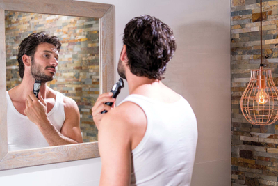 Trimmer mjekre Wahl Lithium Ion Total Beard 9854 2916, pa kabllo, i zi argjendtë